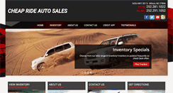Desktop Screenshot of 301.cheaprideauto.com